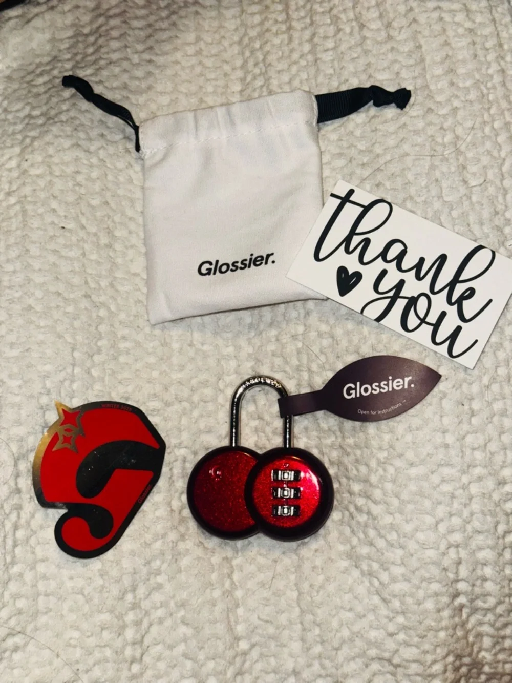 Glossier Red Combination collector padlock. Sold out! - Picture 4 of 15
